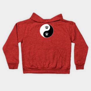 King-Queen Yin Yang Kids Hoodie